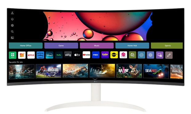 LG ، مانیتور هوشمند منحنی ۳۴ اینچی مناسب برای ویرایش ویدیو و مشاهده فیلم – ساعت دوربین دیجیتال LG ، مانیتور هوشمند منحنی ۳۴ اینچی مناسب برای ویرایش ویدیو و مشاهده فیلم – ساعت دوربین دیجیتال